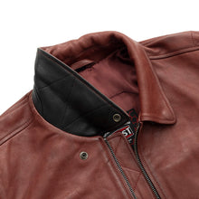 Load image into Gallery viewer, Moto Bomber - Men's Leather Jacket
