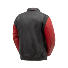 Load image into Gallery viewer, Moto Bomber Two Tone Men's Leather Jacket
