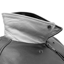 Load image into Gallery viewer, Moto Bomber Two Tone Men's Leather Jacket

