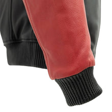 Load image into Gallery viewer, Moto Bomber Two Tone Men's Leather Jacket
