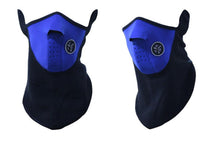 Load image into Gallery viewer, Motorcycle Face Mask Outdoor Cycling Helmet Bandana Hood Ski Sport Neck Half Face Mask Windproof Dustproof Winter Hiking Scarves Half Mask Balaclava Ski Mask with Ear Loop Adjustable Windproof Balaclava Half Face Mask Windproof Men Women
