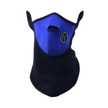 Load image into Gallery viewer, Motorcycle Face Mask Outdoor Cycling Helmet Bandana Hood Ski Sport Neck Half Face Mask Windproof Dustproof Winter Hiking Scarves Half Mask Balaclava Ski Mask with Ear Loop Adjustable Windproof Balaclava Half Face Mask Windproof Men Women
