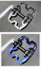 Load image into Gallery viewer, Mountain Bicycle Pedals Cycling Ultralight Aluminum Alloy 3 Bearings Pedals Bike Pedals Flat Bike Pedal Ultra-Light Aluminum Alloy Sealed Bearing With Cleats Pedal Suitable For Mountain Bike Bicycle
