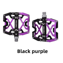 Load image into Gallery viewer, Mountain Bicycle Pedals Cycling Ultralight Aluminum Alloy 3 Bearings Pedals Bike Pedals Flat Bike Pedal Ultra-Light Aluminum Alloy Sealed Bearing With Cleats Pedal Suitable For Mountain Bike Bicycle
