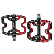 Load image into Gallery viewer, Mountain Bicycle Pedals Cycling Ultralight Aluminum Alloy 3 Bearings Pedals Bike Pedals Flat Bike Pedal Ultra-Light Aluminum Alloy Sealed Bearing With Cleats Pedal Suitable For Mountain Bike Bicycle
