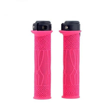 Load image into Gallery viewer, Mountain Bike Handlebar Handle Pro Lock Handle Aluminum Alloy Silicone Handlebar Grips Double Lock-on Bicycle Handle Bar Grips Ergonomic Non-Slip Silicone Hand Grip For Scooter Mountain
