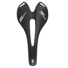 Load image into Gallery viewer, Mountain Saddle Full Carbon Fiber Bike Saddle Road Bike Seat Cushion Bicycle Seat Cushion Road Bike Saddle Lightweight Carbon Fiber Bike Saddle Comfortable Road Bike Seat Bicycle Accessories For Men Women Pneumatic Cycling Saddle
