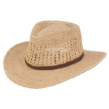 Load image into Gallery viewer, Scala Puerto- Straw Fedora Hat (Closeout)
