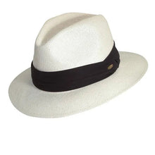 Load image into Gallery viewer, Scala Sausalito- Toyo Straw Fedora Hat
