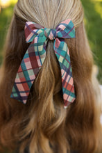 Load image into Gallery viewer, Mulberry Plaid - Lady Hair Bow
