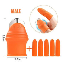 Load image into Gallery viewer, Multi-Functional 1 Set Silicone Finger Protector With Blade For Fruits Vegetable Thumb Knife Finger Guard Kitchen Accessories
