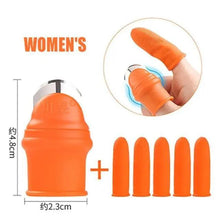 Load image into Gallery viewer, Multi-Functional 1 Set Silicone Finger Protector With Blade For Fruits Vegetable Thumb Knife Finger Guard Kitchen Accessories
