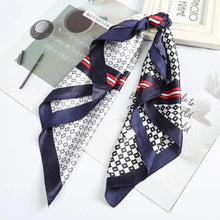 Load image into Gallery viewer, Multi-Functional Square Silk Scarf 60*60cm Headband Hairbands Hair Hoop Accessories For Women,Girl,Lady Head Neck Satin Scarf Handkerchief
