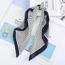 Load image into Gallery viewer, Multi-Functional Square Silk Scarf 60*60cm Headband Hairbands Hair Hoop Accessories For Women,Girl,Lady Head Neck Satin Scarf Handkerchief
