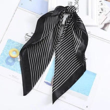 Load image into Gallery viewer, Multi-Functional Square Silk Scarf 60*60cm Headband Hairbands Hair Hoop Accessories For Women,Girl,Lady Head Neck Satin Scarf Handkerchief

