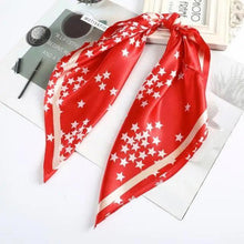 Load image into Gallery viewer, Multi-Functional Square Silk Scarf 60*60cm Headband Hairbands Hair Hoop Accessories For Women,Girl,Lady Head Neck Satin Scarf Handkerchief
