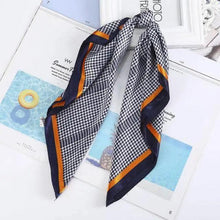 Load image into Gallery viewer, Multi-Functional Square Silk Scarf 60*60cm Headband Hairbands Hair Hoop Accessories For Women,Girl,Lady Head Neck Satin Scarf Handkerchief
