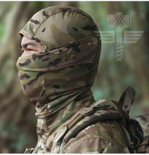 Load image into Gallery viewer, Multicam Camouflage Balaclava Full Face Scarf Mask Hiking Cycling Hunting Army Bike Military Head Cover Tactical Airsoft Cap Men Ski Mask for Men Windproof Thermal Winter Scarf Mask Women Neck Warmer Hood for Cycling
