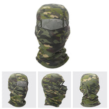Load image into Gallery viewer, Multicam Camouflage Balaclava Full Face Scarf Mask Hiking Cycling Hunting Army Bike Military Head Cover Tactical Airsoft Cap Men Ski Mask for Men Windproof Thermal Winter Scarf Mask Women Neck Warmer Hood for Cycling
