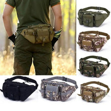 Load image into Gallery viewer, Multifunction Tactical Military Waist Bag Classical Design Outdoor Sports Running Men Travel Fanny Bag
