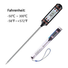 Load image into Gallery viewer, Multifunctional Digital Thermometer For BBQ Food Meat Cake Candy Bake Grill Ultra Fast Kitchen Thermometer with Hold &amp; Calibration Digital Food Thermometer for BBQ Baking Candy Milk Temperature Cooking Thermometer Oven Kitchen Tools
