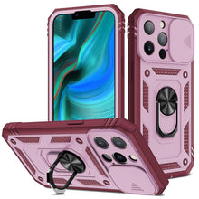 Load image into Gallery viewer, Multifunctional Heavy Duty Front and Back Full Body Shockproof Bumper Protection Cover Case For iPhone 13 12 11 Pro Max X Max 8 Plus Case Heavy Duty with Camera Rotate Kickstand Sturdy Shockproof Cover

