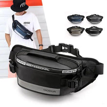 Load image into Gallery viewer, Multifunctional Outdoor Anti-Theft Waist Bag Men Fashionable Waterproof Fanny Pack Adjustable Belt Travel Bag
