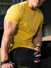 Load image into Gallery viewer, Men's Summer Muscle T-Shirt for Gym Workouts
