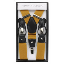 Load image into Gallery viewer, Vittorio Farina Men's Vibrant Colorful Convertible Suspender
