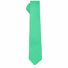 Load image into Gallery viewer, Vittorio Farina Solid Satin Skinny Necktie
