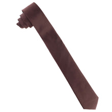 Load image into Gallery viewer, Vittorio Farina Solid Satin Skinny Necktie
