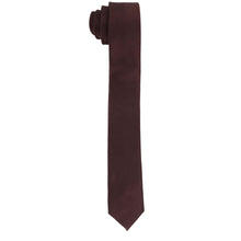 Load image into Gallery viewer, Vittorio Farina Solid Satin Skinny Necktie

