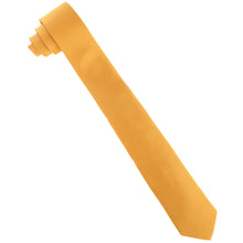 Load image into Gallery viewer, Vittorio Farina Solid Satin Skinny Necktie
