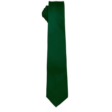 Load image into Gallery viewer, Vittorio Farina Solid Satin Skinny Necktie
