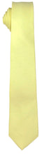 Load image into Gallery viewer, Vittorio Farina Solid Satin Skinny Necktie
