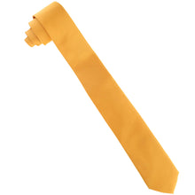 Load image into Gallery viewer, Vittorio Farina Solid Satin Skinny Necktie
