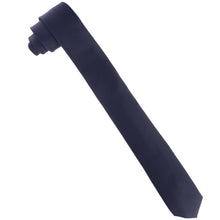Load image into Gallery viewer, Vittorio Farina Solid Satin Skinny Necktie
