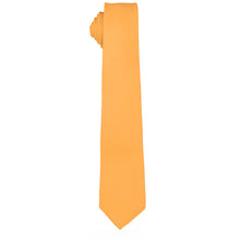 Load image into Gallery viewer, Vittorio Farina Solid Satin Skinny Necktie
