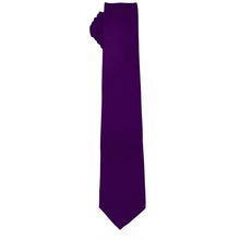 Load image into Gallery viewer, Vittorio Farina Solid Satin Skinny Necktie
