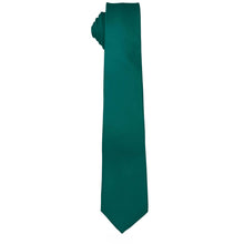 Load image into Gallery viewer, Vittorio Farina Solid Satin Skinny Necktie
