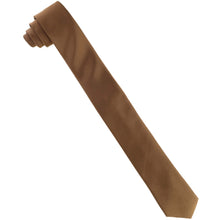 Load image into Gallery viewer, Vittorio Farina Solid Satin Skinny Necktie
