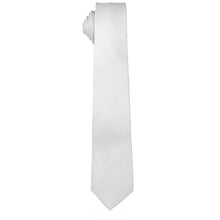 Load image into Gallery viewer, Vittorio Farina Solid Satin Skinny Necktie
