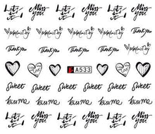 Load image into Gallery viewer, Nail Art Water Transfer Stickers Anime Mouse Animal Kid slider adhesive Watermark Decals Women Beauty Wedding Nails  Decal Self-Adhesive 3D Wave Design Decoration for Women Girls Art Stickers Decal Decoration Metallic Curve Strip Line Nail
