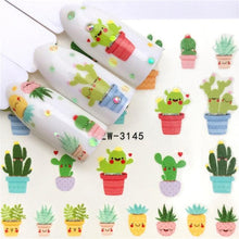 Load image into Gallery viewer, Nail Art Water Transfer Stickers Anime Mouse Animal Kid slider adhesive Watermark Decals Women Beauty Wedding Nails  Decal Self-Adhesive 3D Wave Design Decoration for Women Girls Art Stickers Decal Decoration Metallic Curve Strip Line Nail
