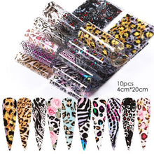 Load image into Gallery viewer, Nail Foils Marble Flower Series Iridescent Nail Art Transfer Sticker Paper Slider Nail Water Decal Design Manicures Decorations  Art Manicures Decoration New Gold Nail Transfer Foils for Nail Arts Nails Supply Holographic Effect Nail Art Foil Stickers Hol
