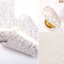 Load image into Gallery viewer, Nail Foils Marble Flower Series Iridescent Nail Art Transfer Sticker Paper Slider Nail Water Decal Design Manicures Decorations  Art Manicures Decoration New Gold Nail Transfer Foils for Nail Arts Nails Supply Holographic Effect Nail Art Foil Stickers Hol

