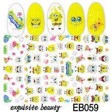 Load image into Gallery viewer, Nail Stickers Cute Rabbit Nail Art Decorations No Face Man Sliders For Manicure Cute Cartoon Nail Art Sticker Decals for Women Kids Girls Manicure Decoration Nail Art Supplies 3D Self-Adhesive Nail Decals Designer Nail Stickers for Acrylic Nails
