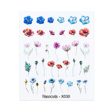 Load image into Gallery viewer, Nails Sticker Nail Art Decorations Flowers Leaves Decals Water Transfer Sliders Woman Face Fruit Foil Manicures Wraps  Water Transfer Nail Decals Sticker For Pretty Girl Self-Adhesive Nail Decals Designer Nail Stickers for Acrylic Decal
