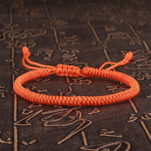 Load image into Gallery viewer, National Style Lucky Red String Bracelet Handmade Braided Knot Charm Bracelets For Women Men Red Bracelet Protection Red Cord Bracelet Adjustable Braided Knot Bracelet
