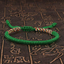 Load image into Gallery viewer, National Style Lucky Red String Bracelet Handmade Braided Knot Charm Bracelets For Women Men Red Bracelet Protection Red Cord Bracelet Adjustable Braided Knot Bracelet
